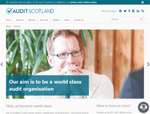 Tablet Screenshot of careers.audit-scotland.gov.uk